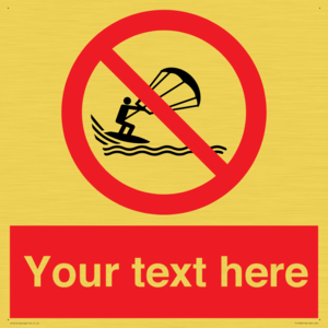 Custom No kite surfing